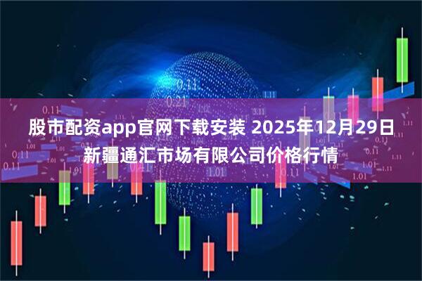 股市配资app官网下载安装 2025年12月29日新疆通汇市场有限公司价格行情